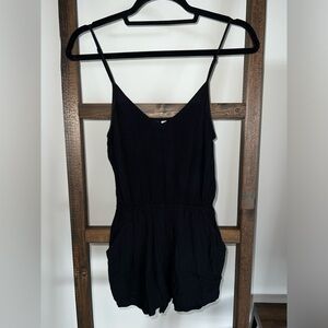 Black Spaghetti Strap Jumpsuit
